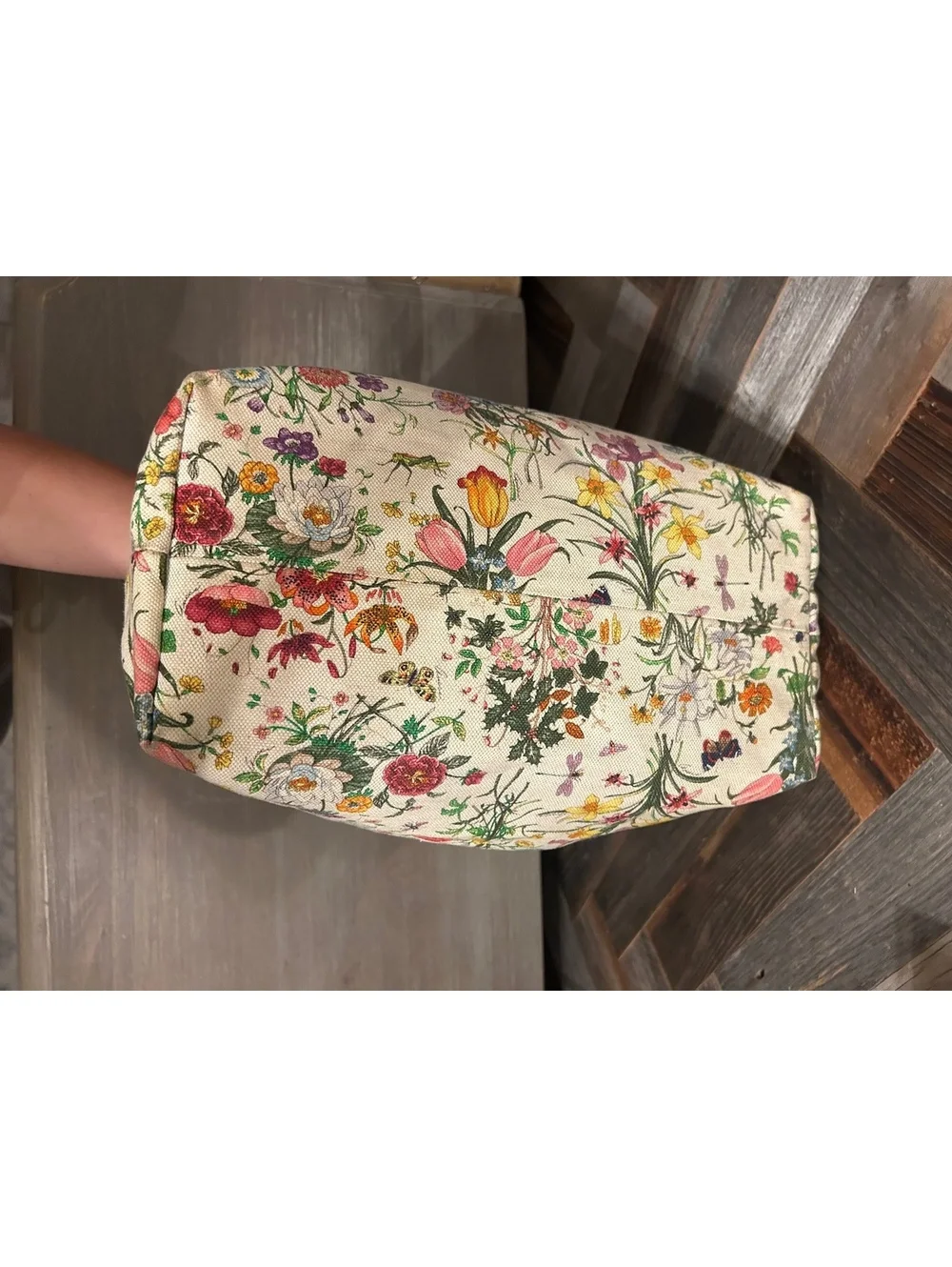 Gucci Flora Botanical Canvas Tote Bag
